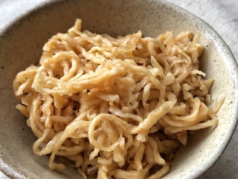 切り干し大根の麺つゆサラダ